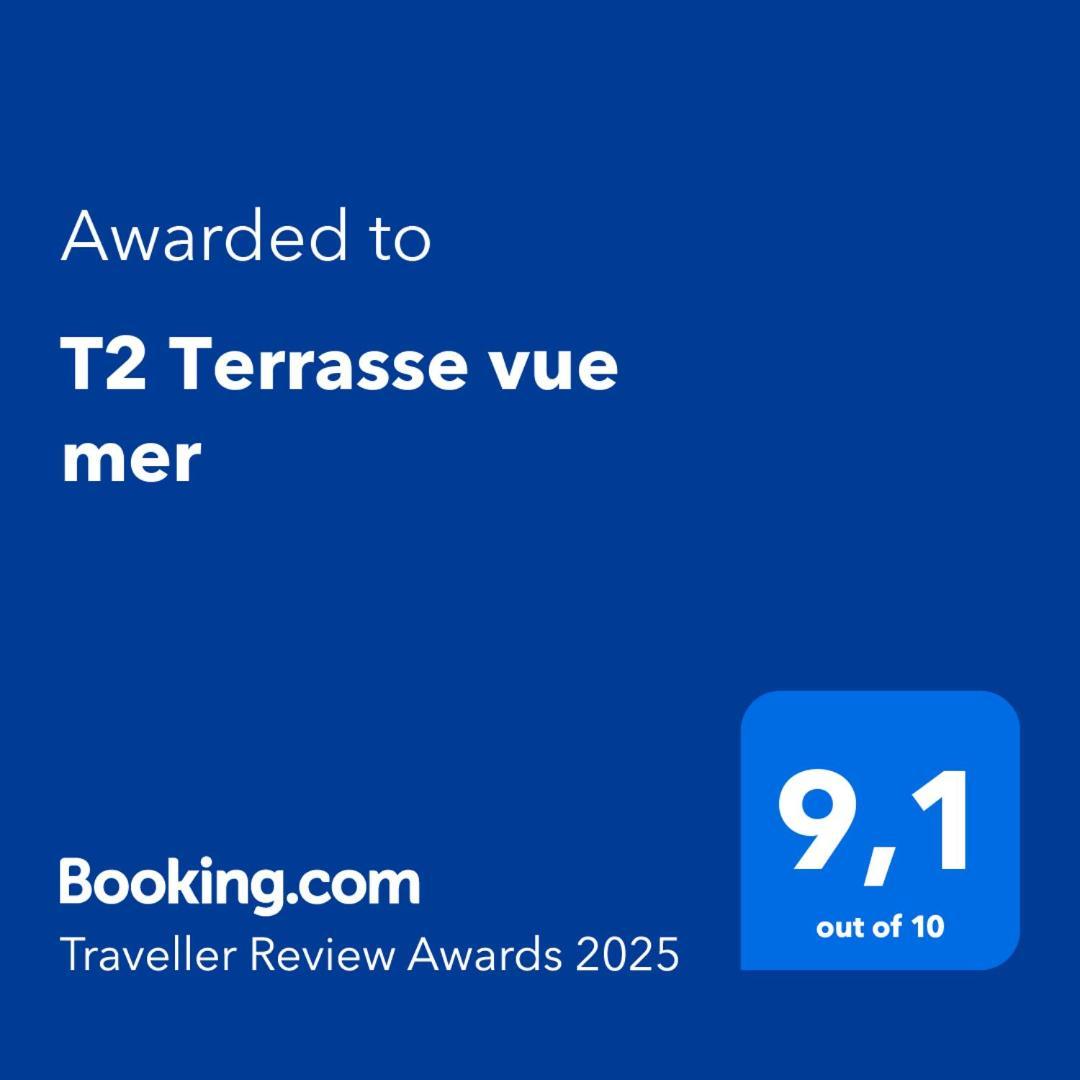 T2 Terrasse Vue Mer Six-Fours-les-Plages Kültér fotó